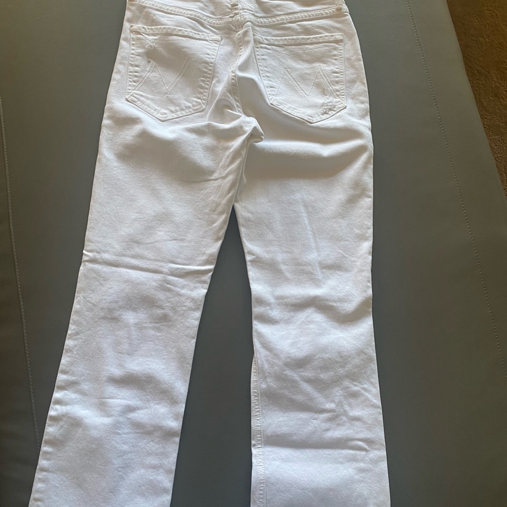 MOTHER Women's Crisp White  Jeans - Picture 6 of 10